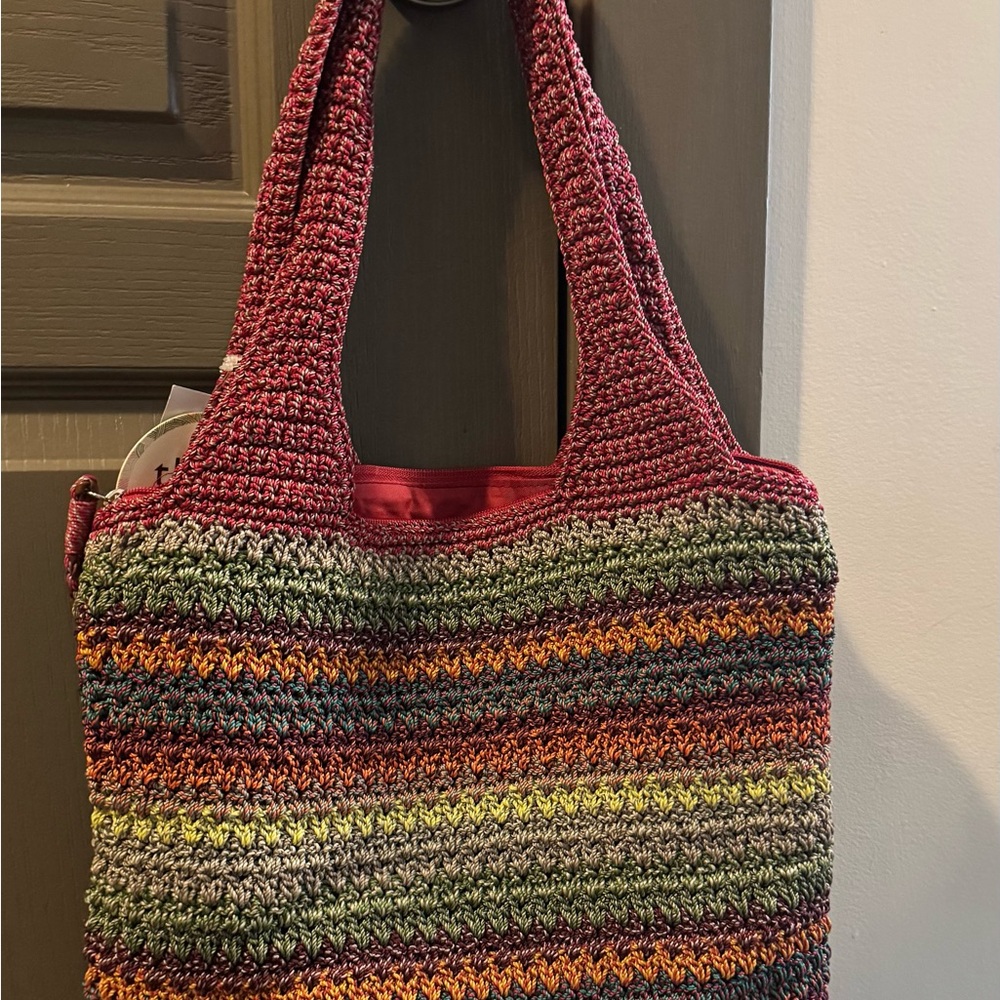 The Sak Multicolor Crochet Tote Bag